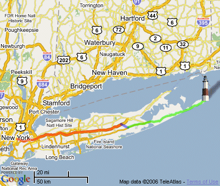 Map of I-495, CR-111 and Route 27