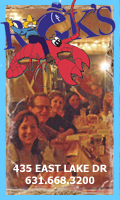 Rick's Crabby Cowboy Cafe - 435 East Lake Dr. - Montauk, NY - 631-668-3200